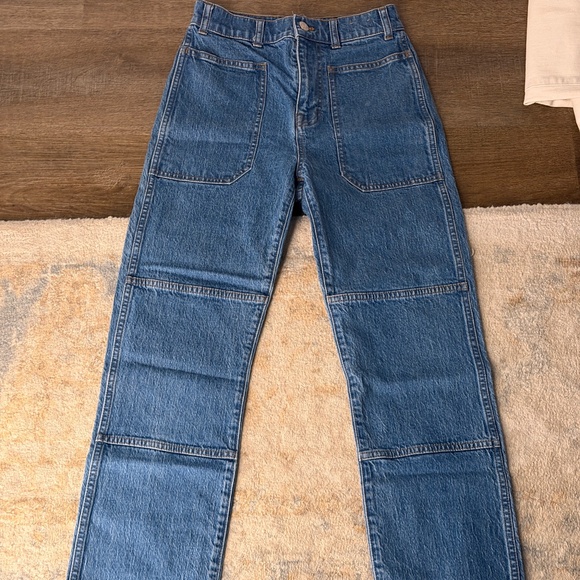 Madewell The ’90s Straight Jeans – Blue Wash – Size 25 - Picture 1 of 3